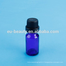 Bouteille à bille bleue pour huile essentielle e liquide